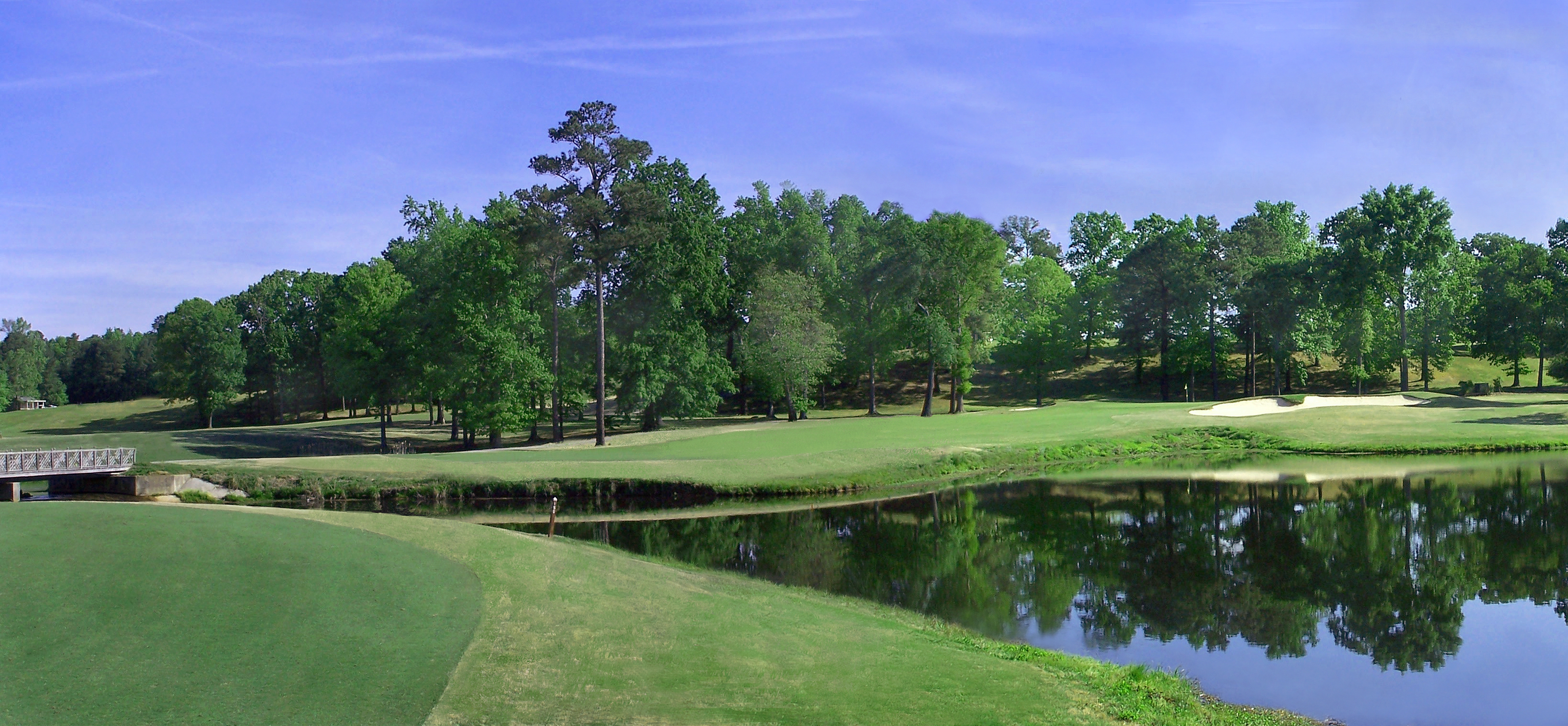 Golf course hole 9